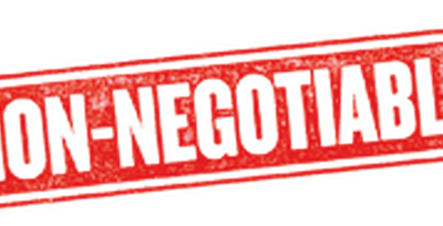 Your Goals Are Non-Negotiable, Your Activities Are